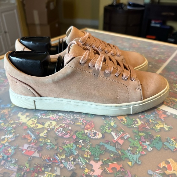 Frye Leather Sneakers in Light Blush - Picture 4 of 10